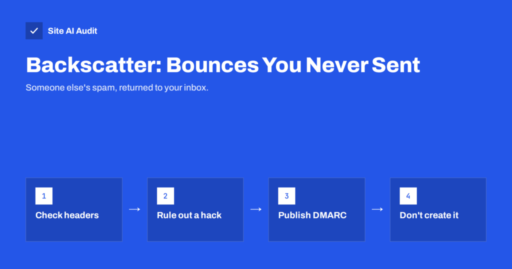 Backscatter: Why You Get Bounces for Emails You Never Sent