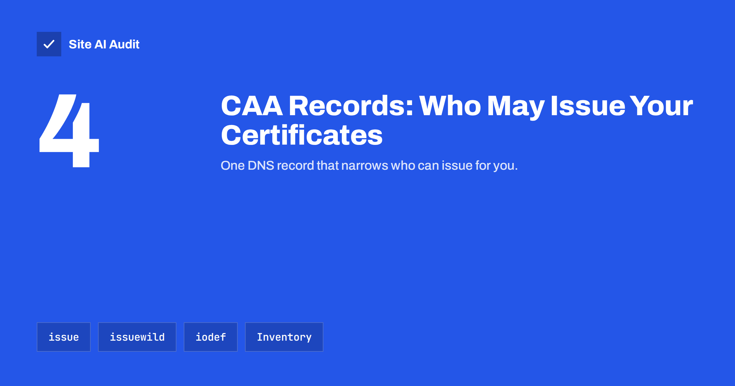 CAA Records Explained: Control Who Can Issue Your Certificates