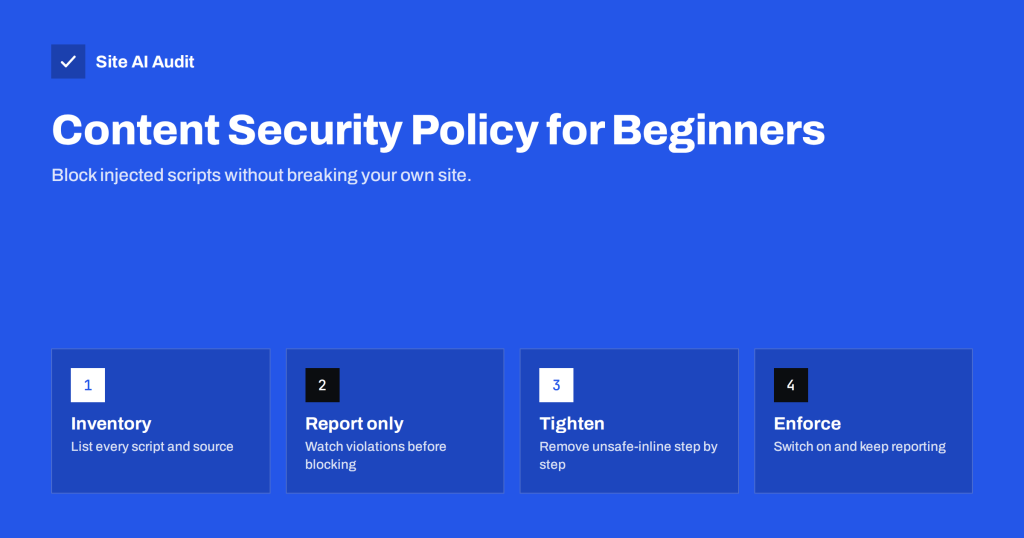 Content Security Policy for Beginners: A Practical Setup Guide