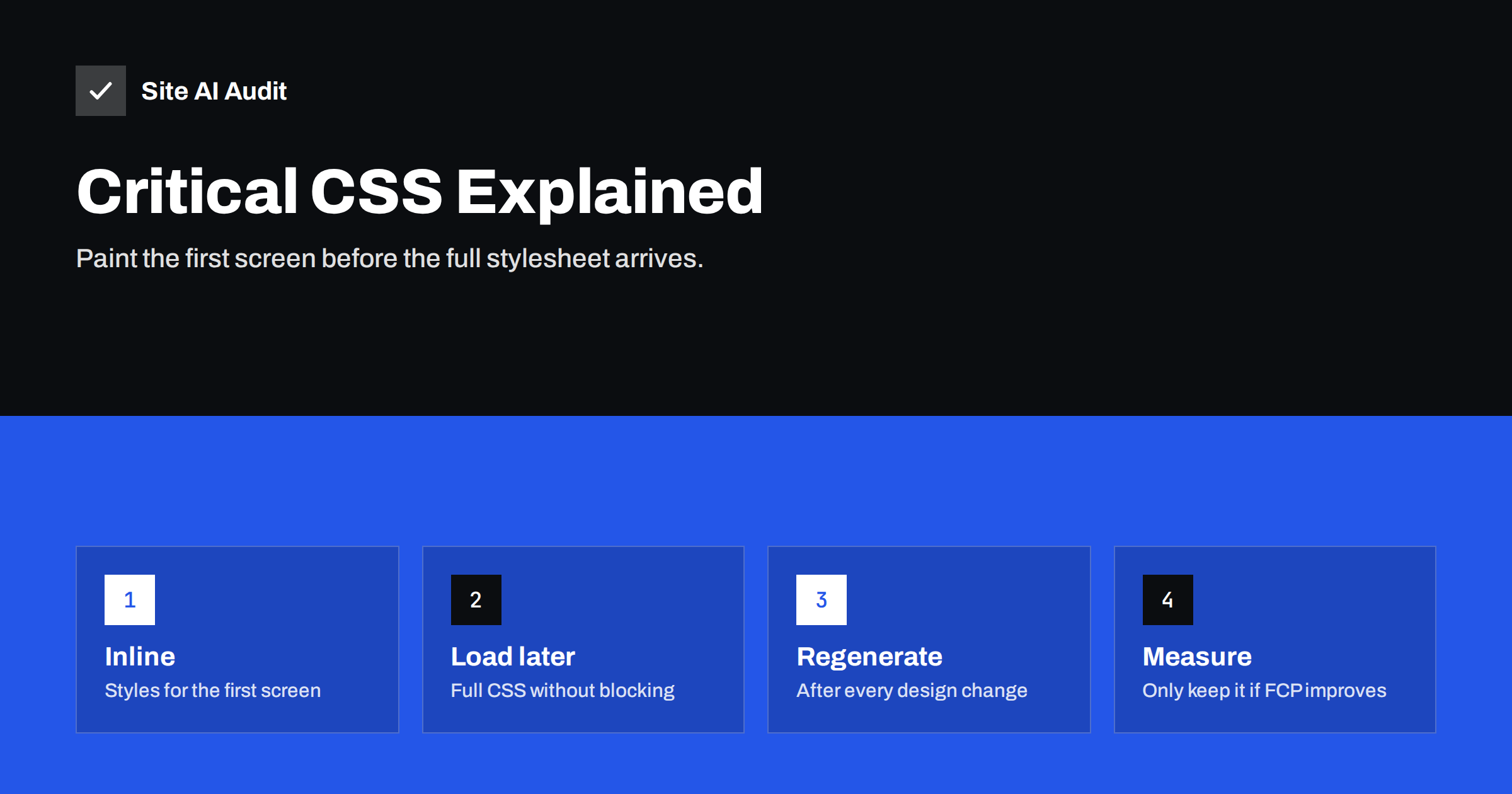 Critical CSS Explained: What It Is and Whether You Need It