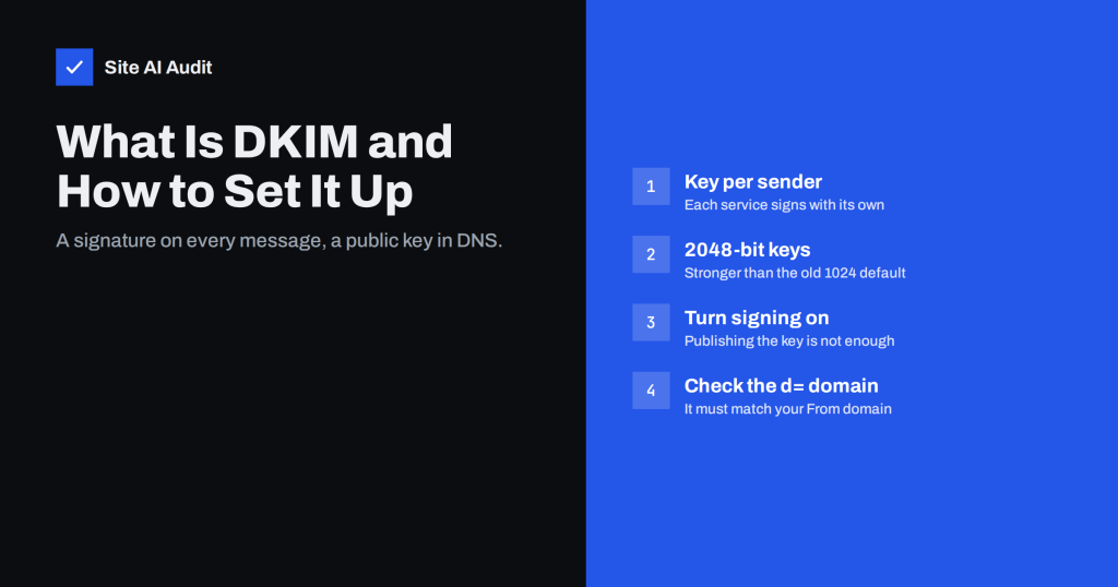 What Is DKIM and How to Set It Up for Your Domain