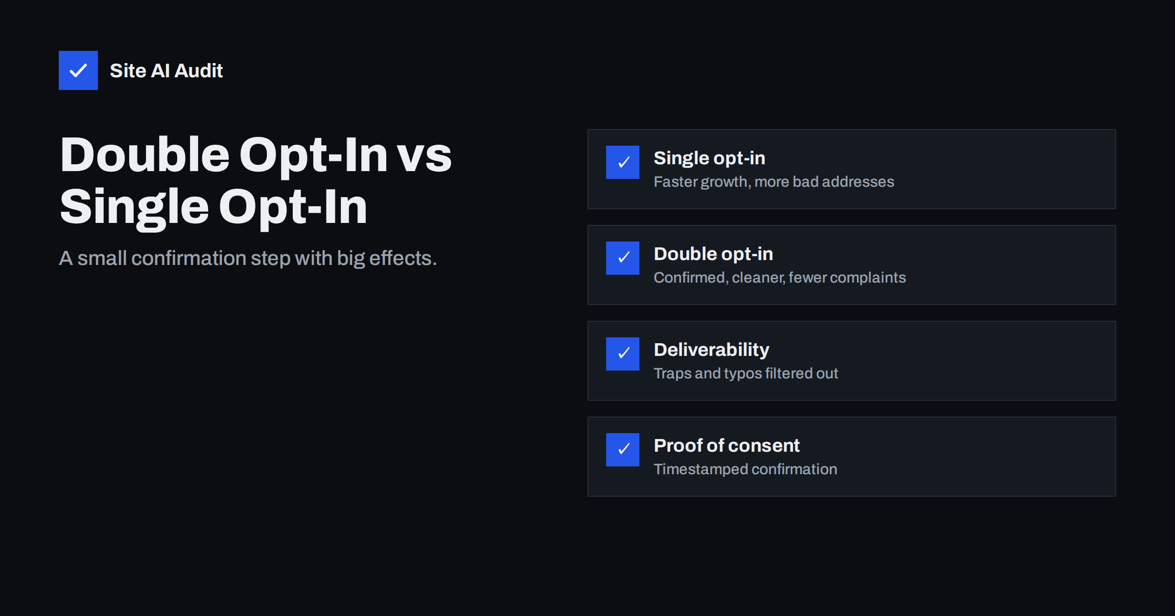 Double Opt-In vs Single Opt-In: Which Is Better for Your List?