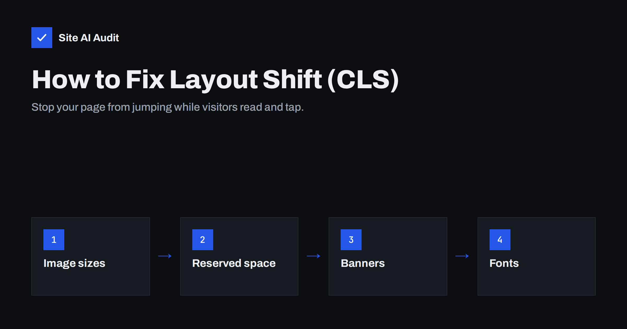 How to Fix Cumulative Layout Shift (CLS) on Your Website