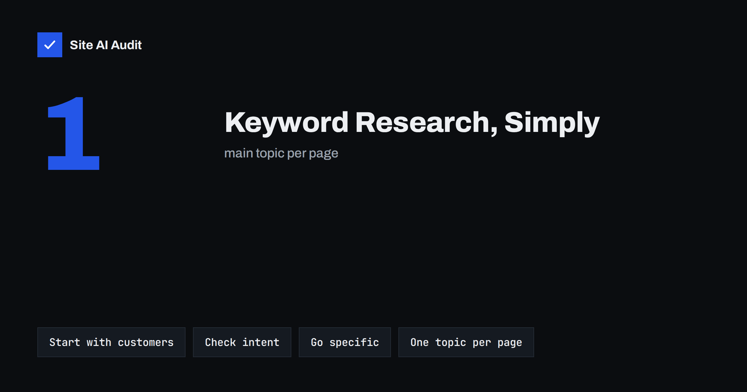 Keyword Research for Small Businesses: A Simple Method