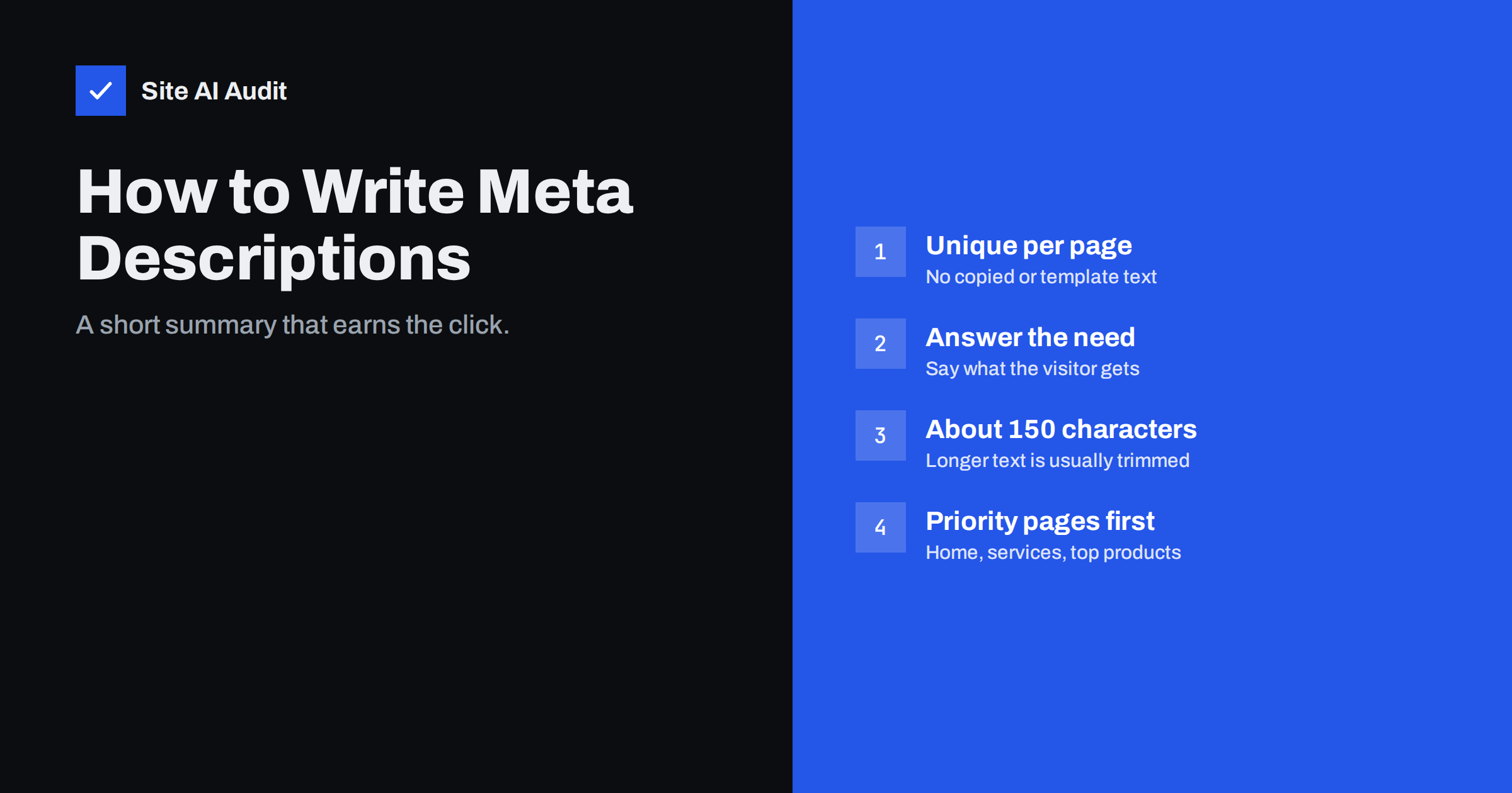 Meta Descriptions: What They Do and How to Write Them