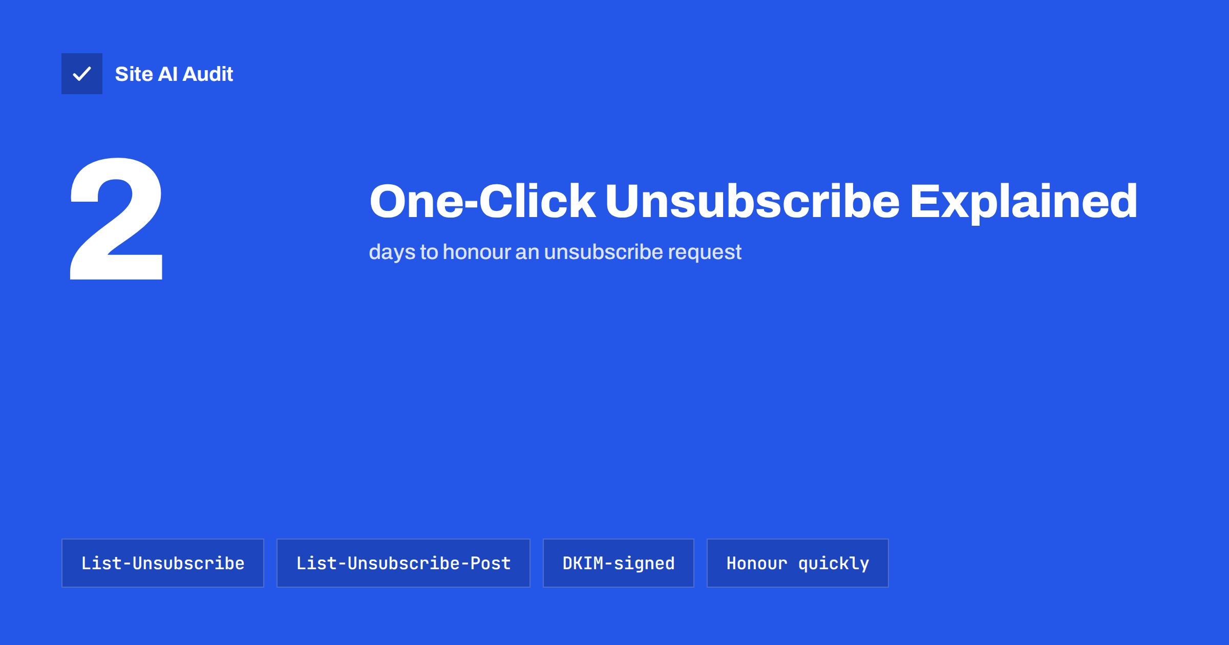 One-Click Unsubscribe: How List-Unsubscribe Headers Work