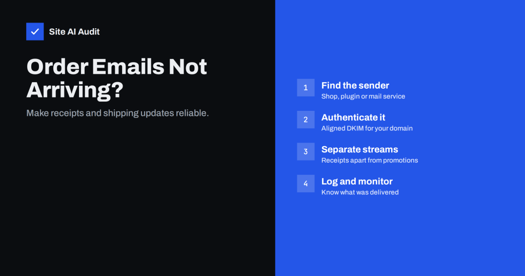 Order Confirmation Emails Not Arriving? Fix Your Shop’s Mail