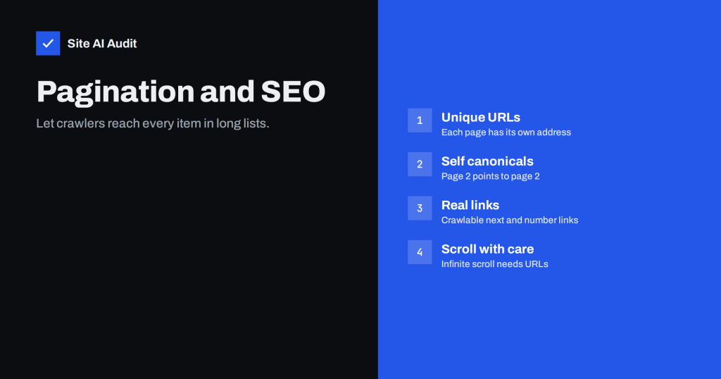 Pagination and SEO: How to Handle Page 2, 3 and Beyond