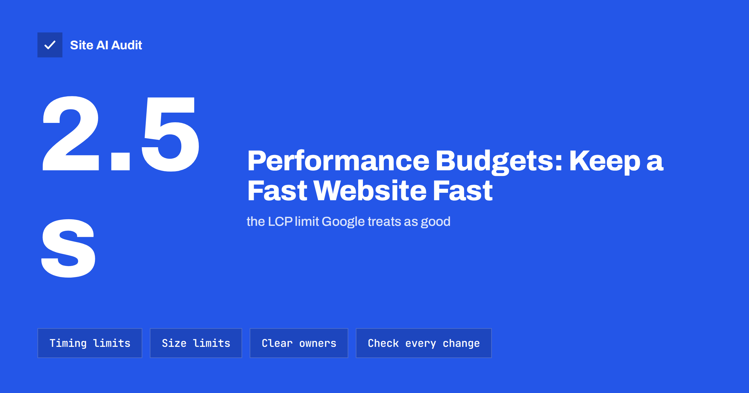 Performance Budgets: How to Keep a Fast Website Fast