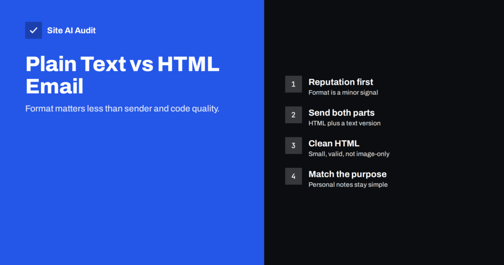 Plain Text vs HTML Email: Which Delivers Better?