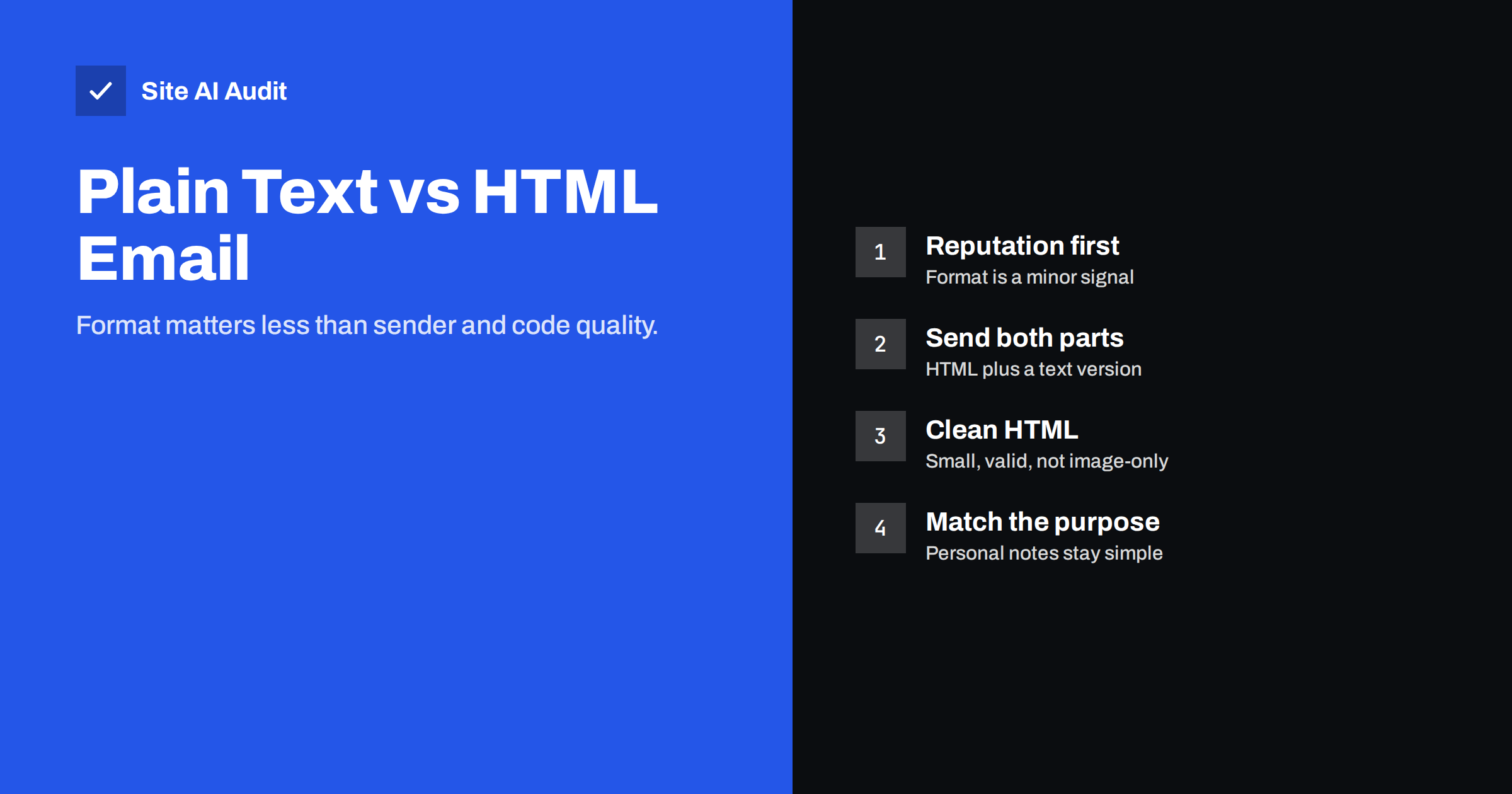 Plain Text vs HTML Email: Which Delivers Better?