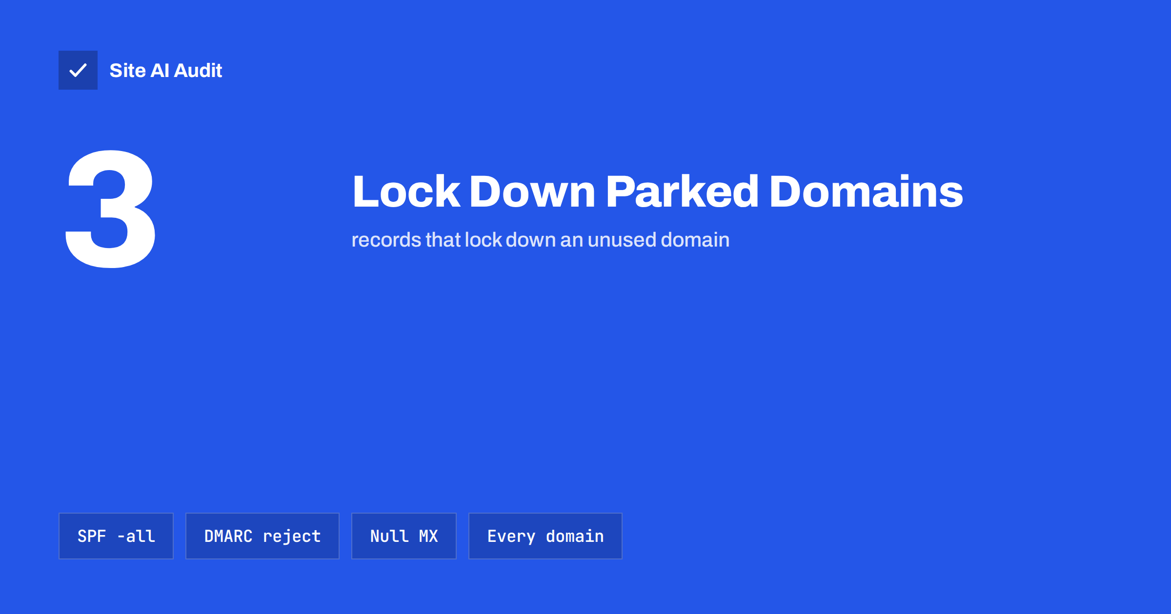 How to Protect Parked and Unused Domains from Email Abuse