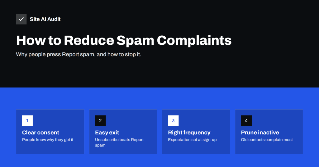 How to Reduce Spam Complaints and Keep Your Spam Rate Low