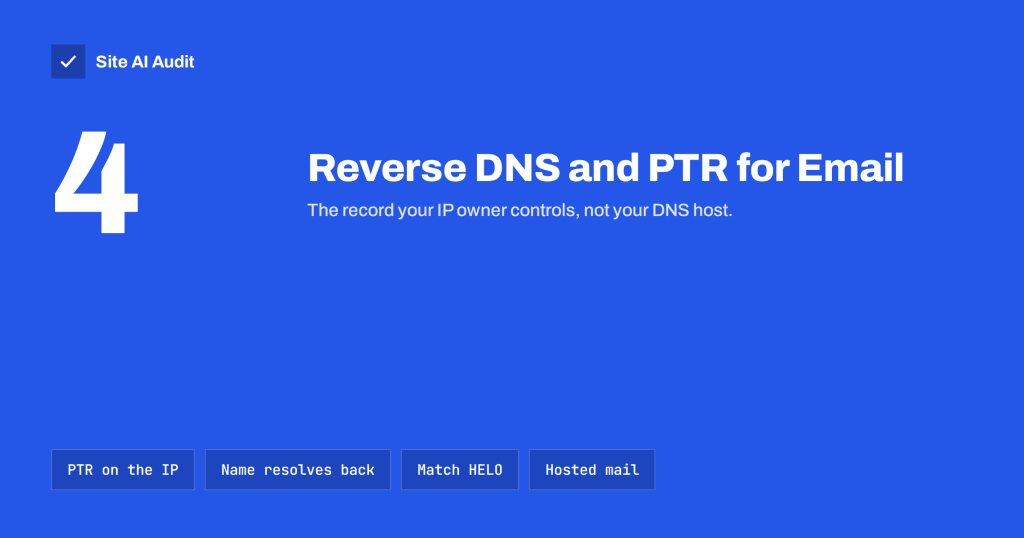 Reverse DNS and PTR Records for Email: What You Need to Know