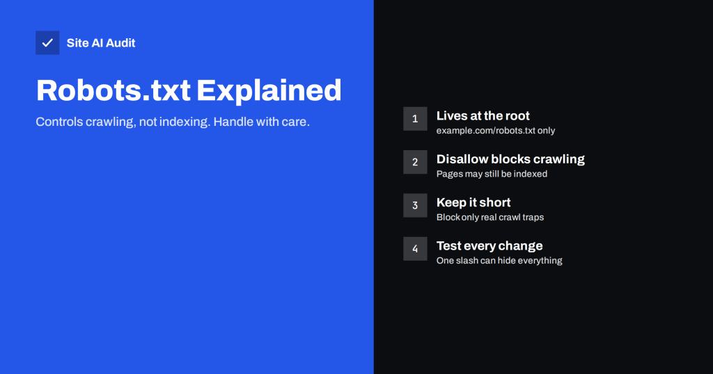Robots.txt Explained: A Beginner’s Guide With Safe Examples