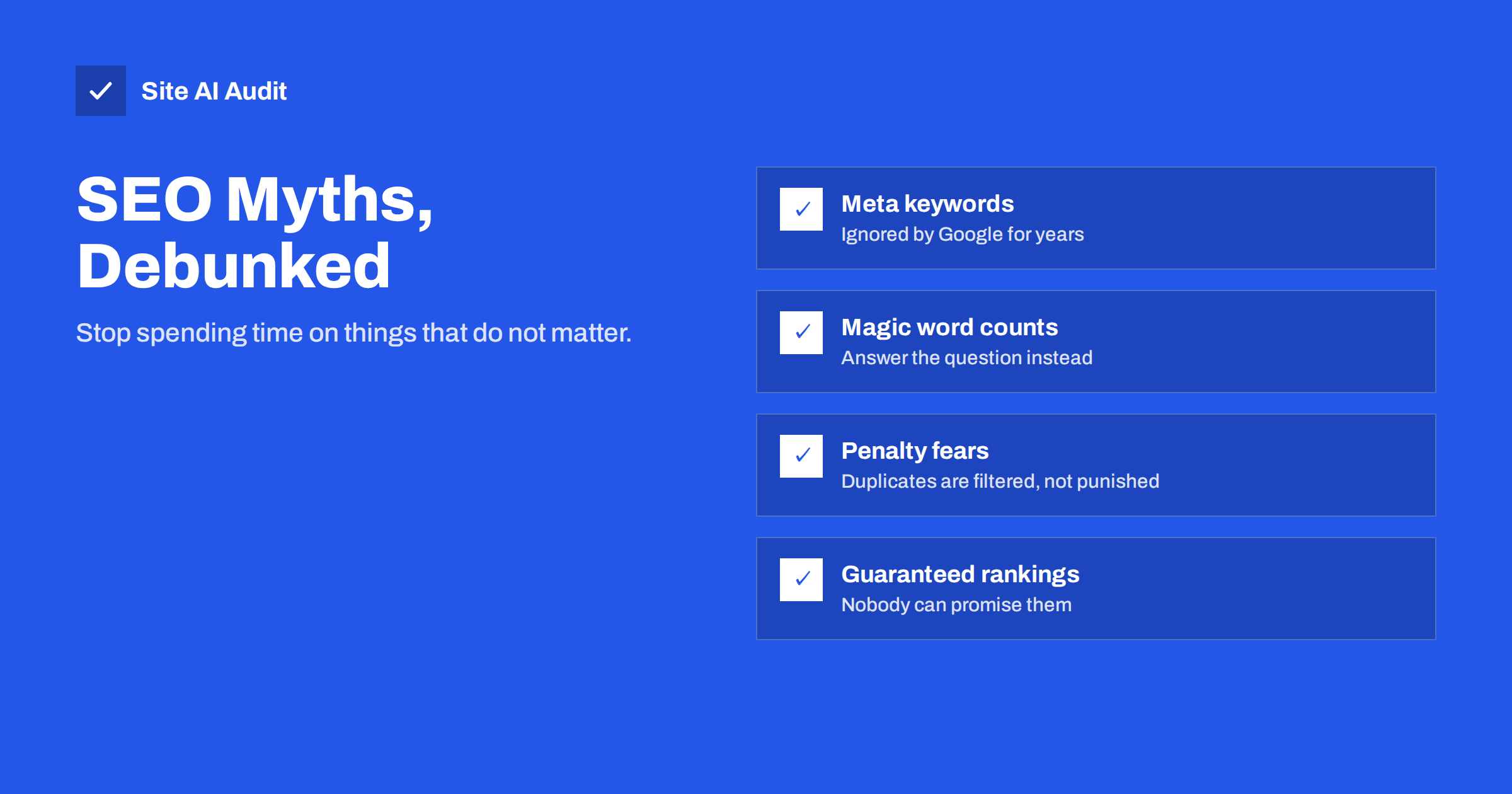 SEO Myths Small Businesses Still Believe, and What Is True
