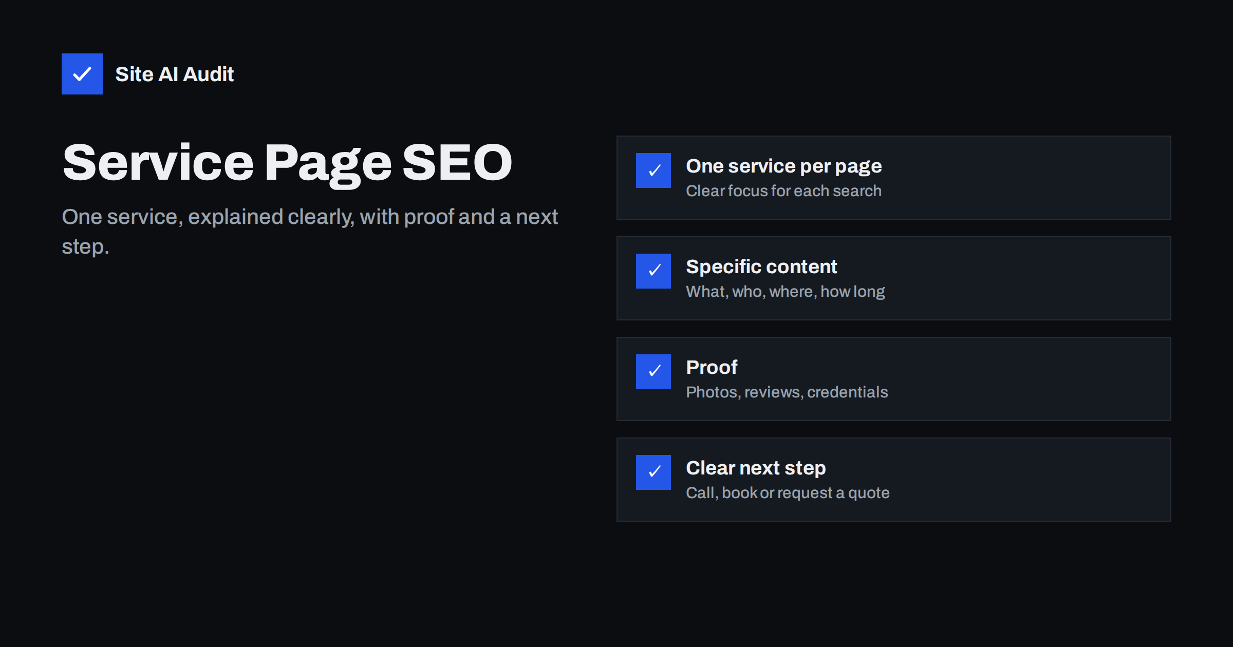 Service Pages That Get Found: A Small Business Guide