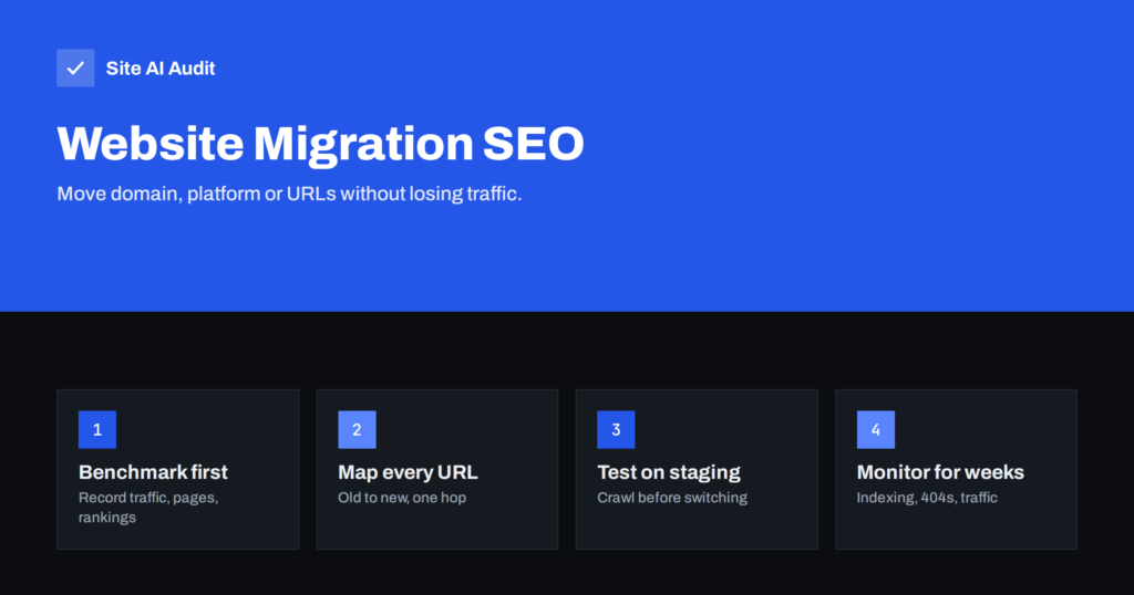 Website Migration SEO: How to Move a Site Without Losing Traffic