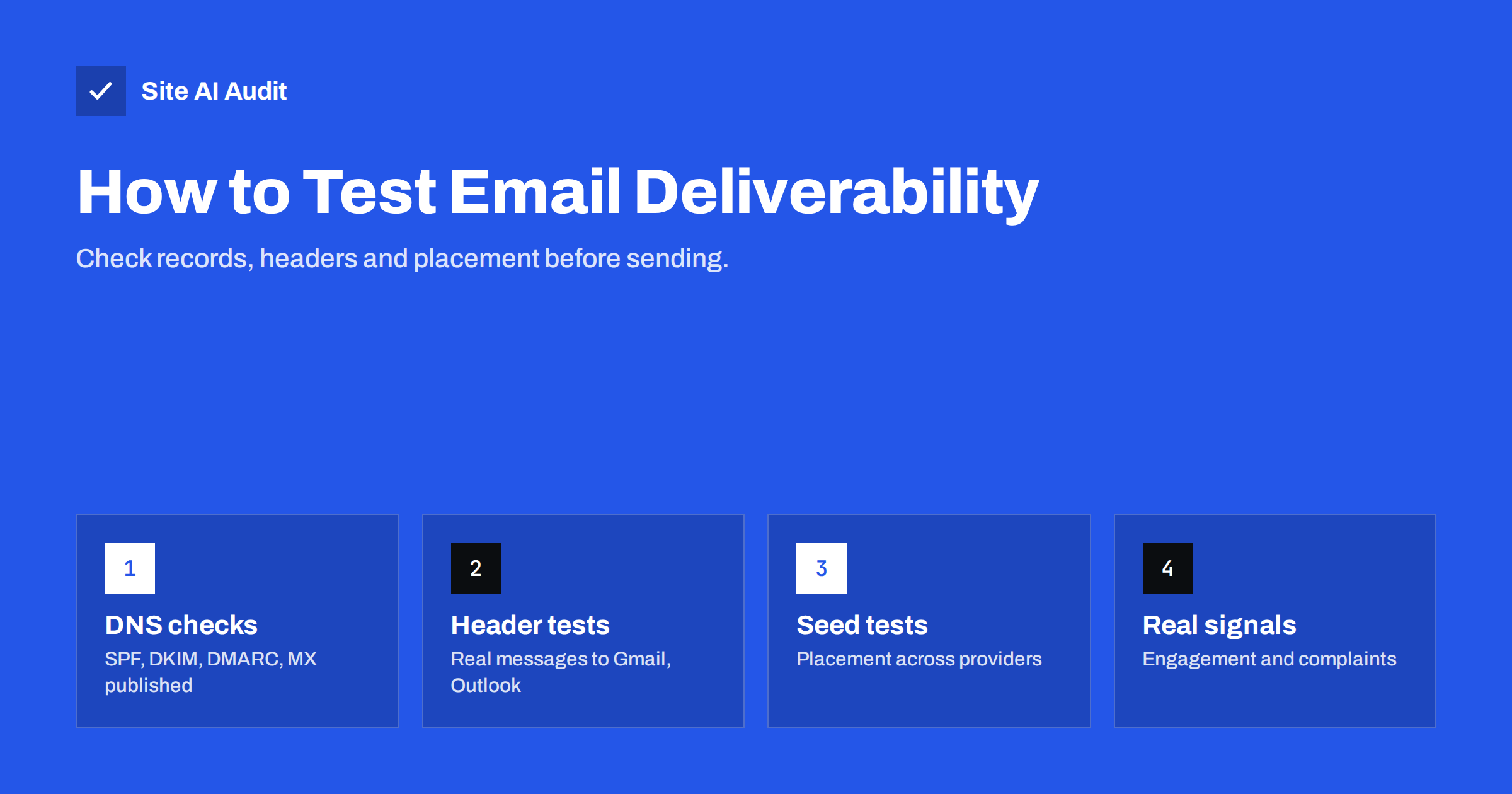 How to Test Email Deliverability Before You Hit Send