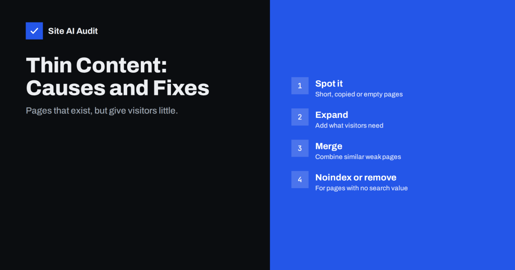 Thin Content: What It Is and How to Fix It on Your Website