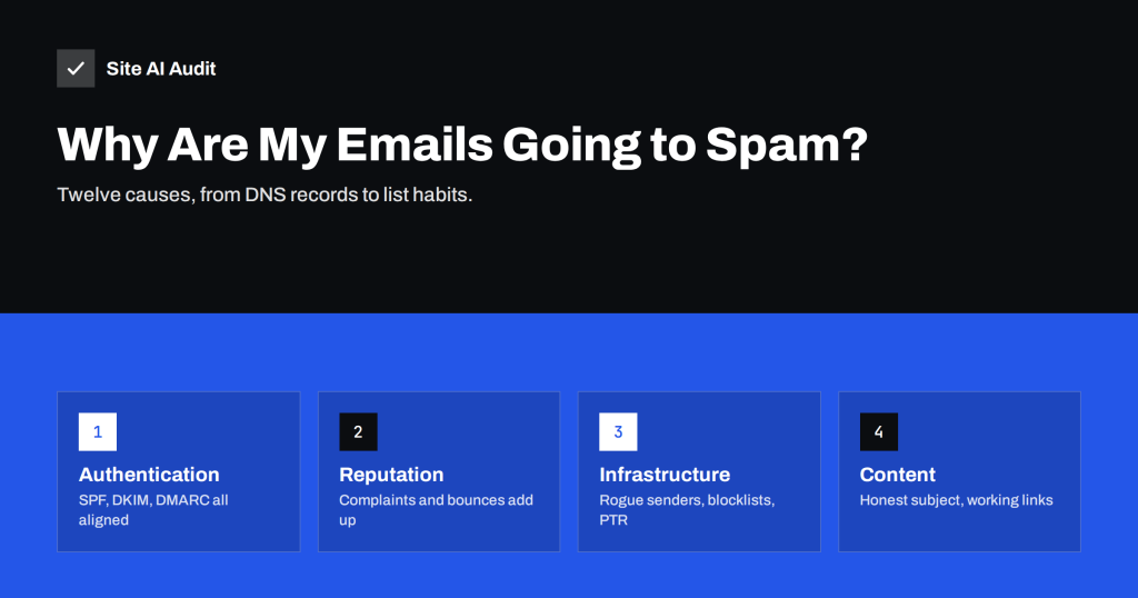 Why Are My Emails Going to Spam? 12 Causes and Fixes