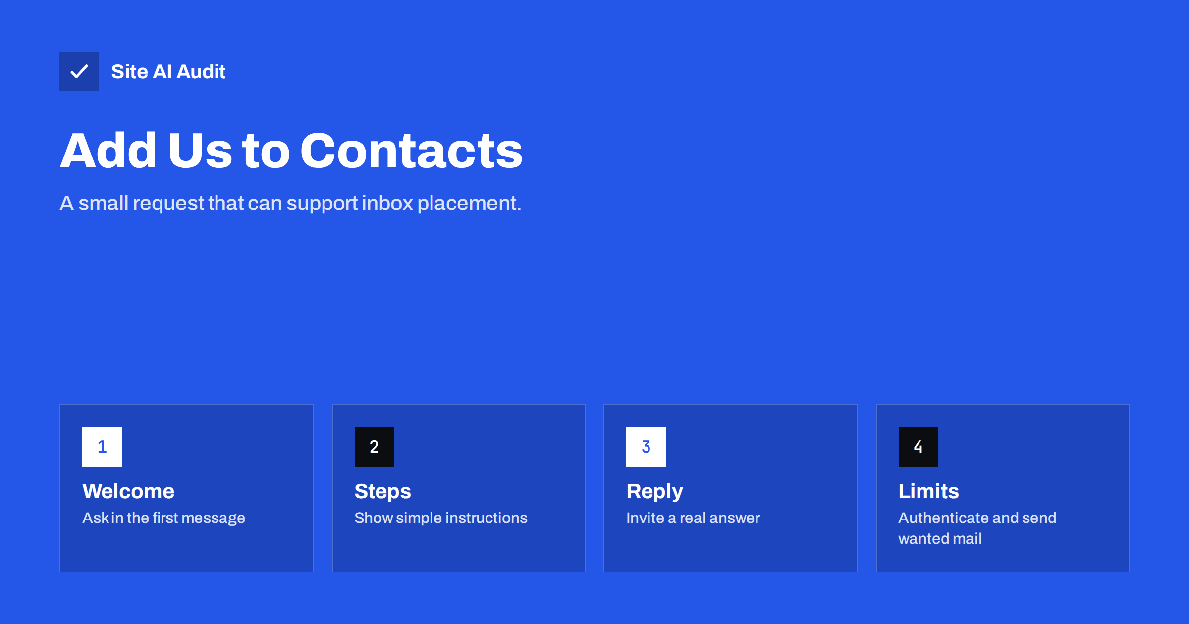 Ask Subscribers to Add You to Contacts: Does It Help?