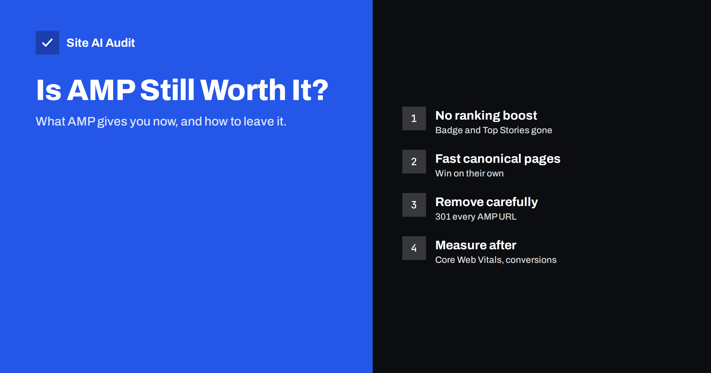 Is AMP Still Worth It? Accelerated Mobile Pages Today