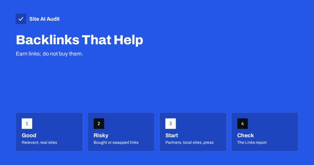 Backlinks for Small Businesses: What Helps and What Hurts