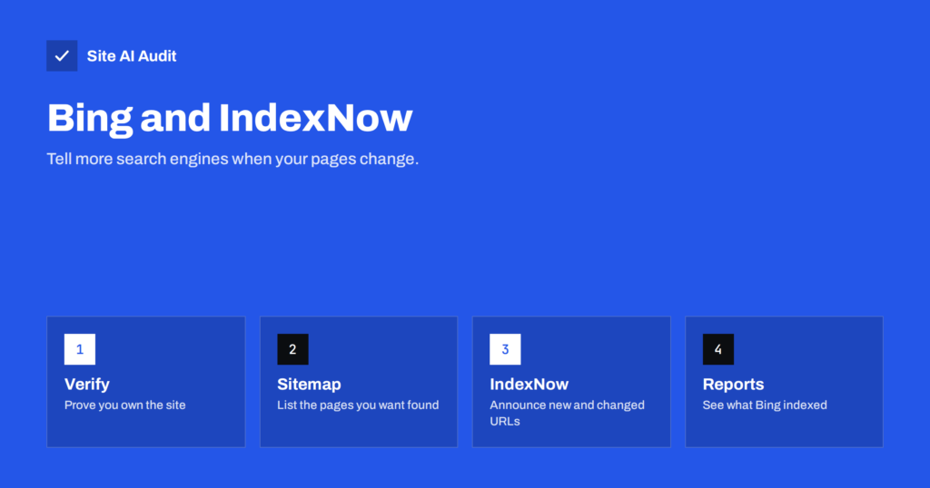 Bing Webmaster Tools and IndexNow: Faster Discovery Beyond Google