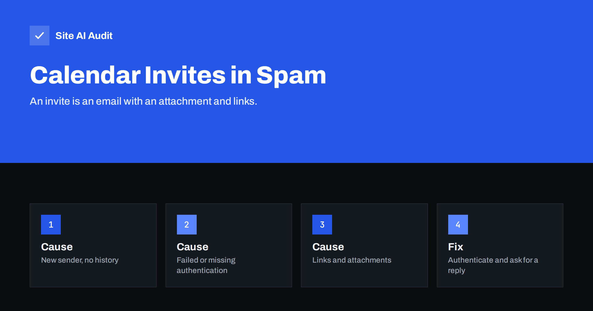 Why Calendar Invites Land in Spam and How to Fix It