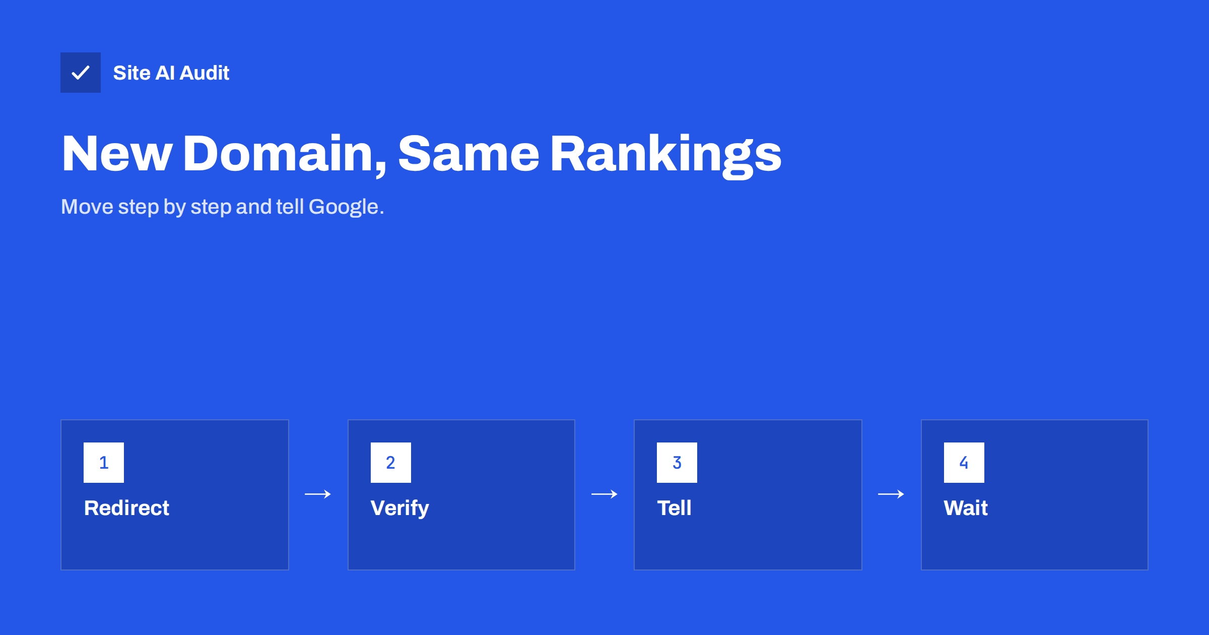 Moving to a New Domain: Search Console Change of Address