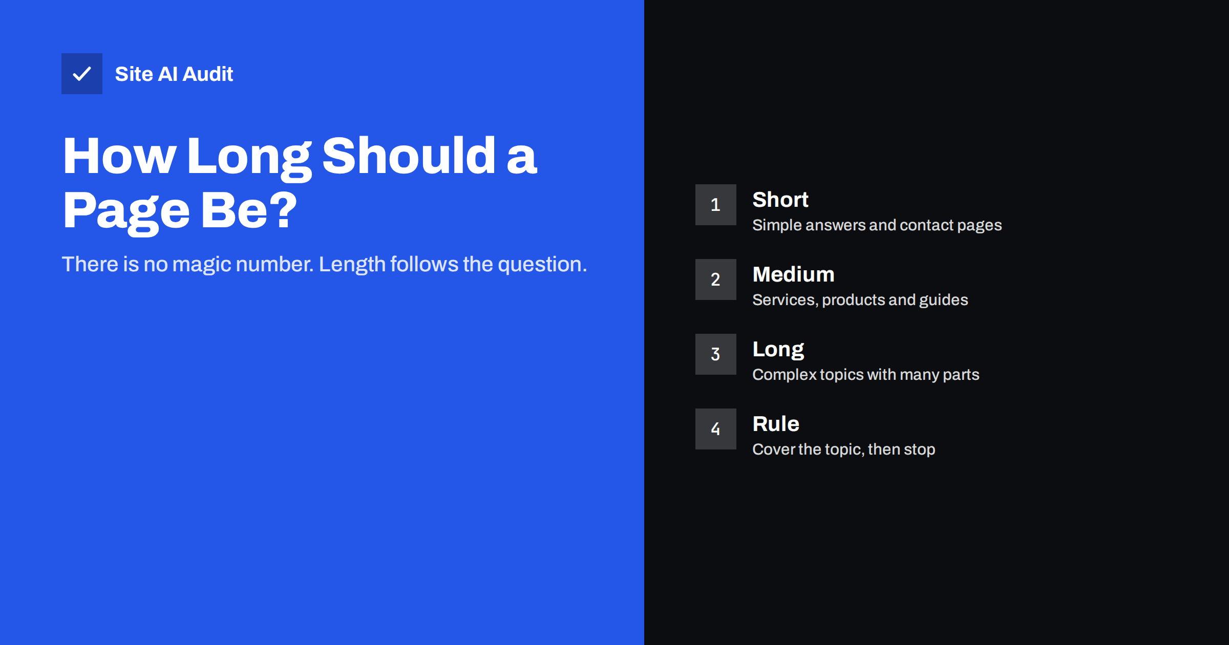 How Long Should a Page Be? Word Count and SEO Explained