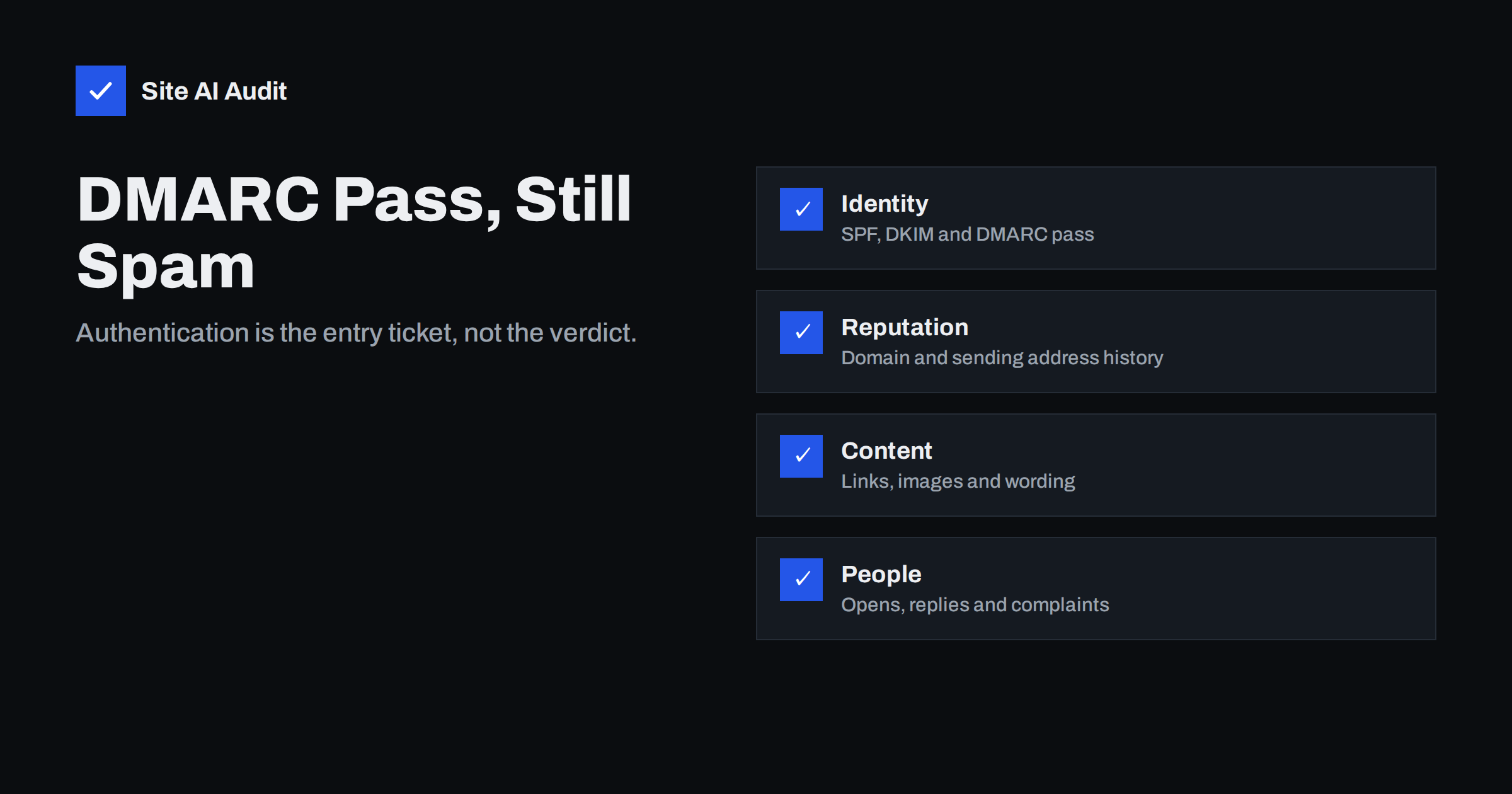 DMARC Passes but Email Still Goes to Spam: Why It Happens