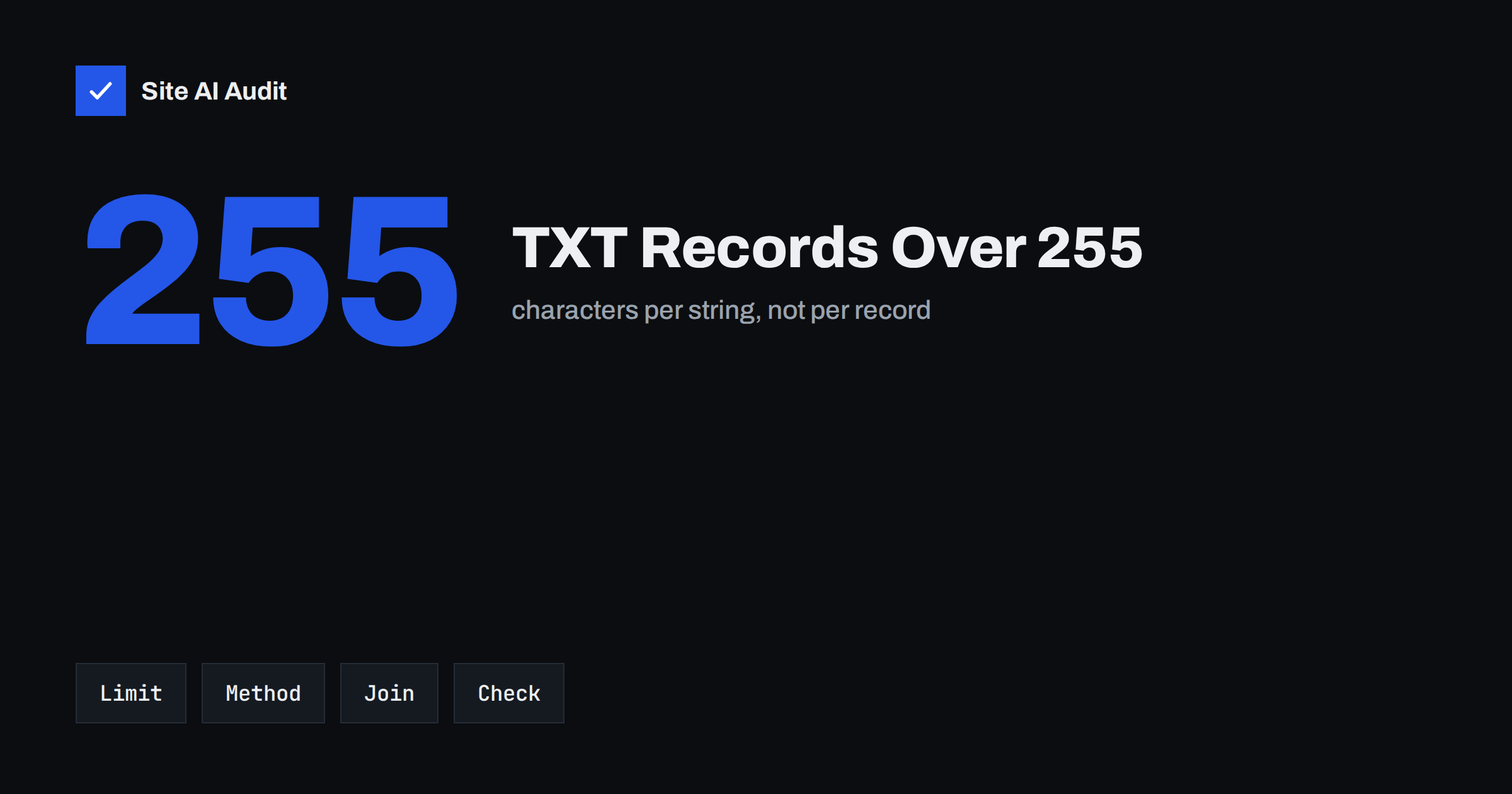 DNS TXT Records Over 255 Characters: Splitting DKIM and SPF