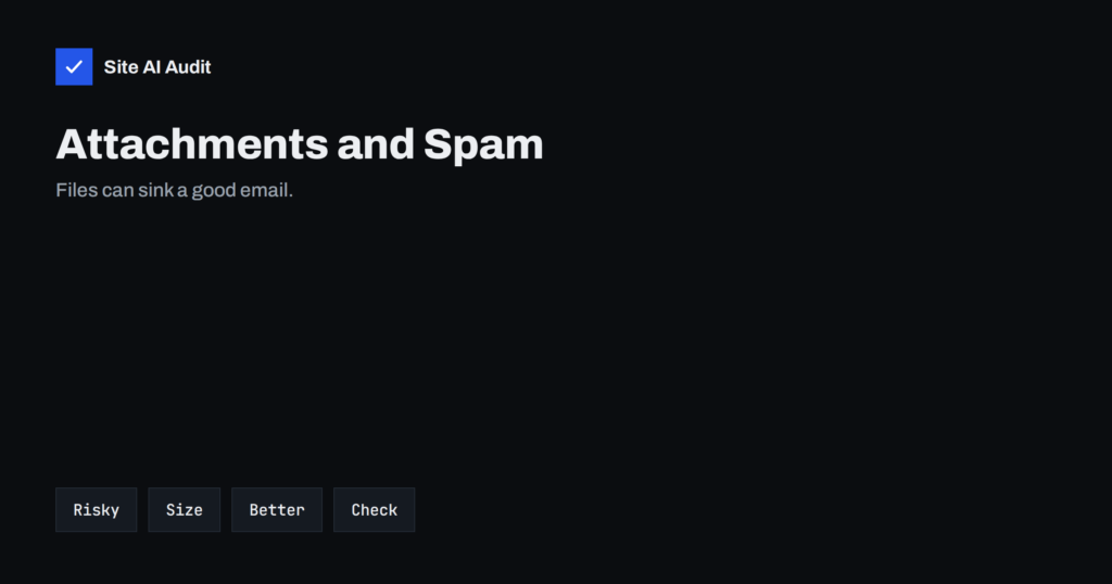 Email Attachments and Deliverability: What Triggers Filters