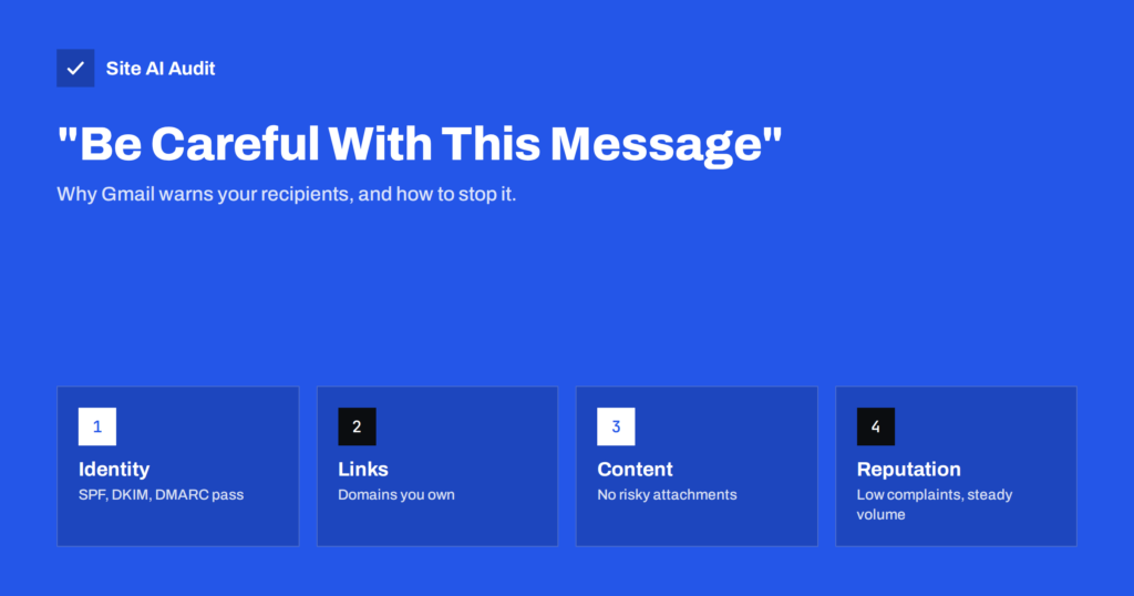Gmail’s “Be Careful With This Message” Warning: Why It Appears