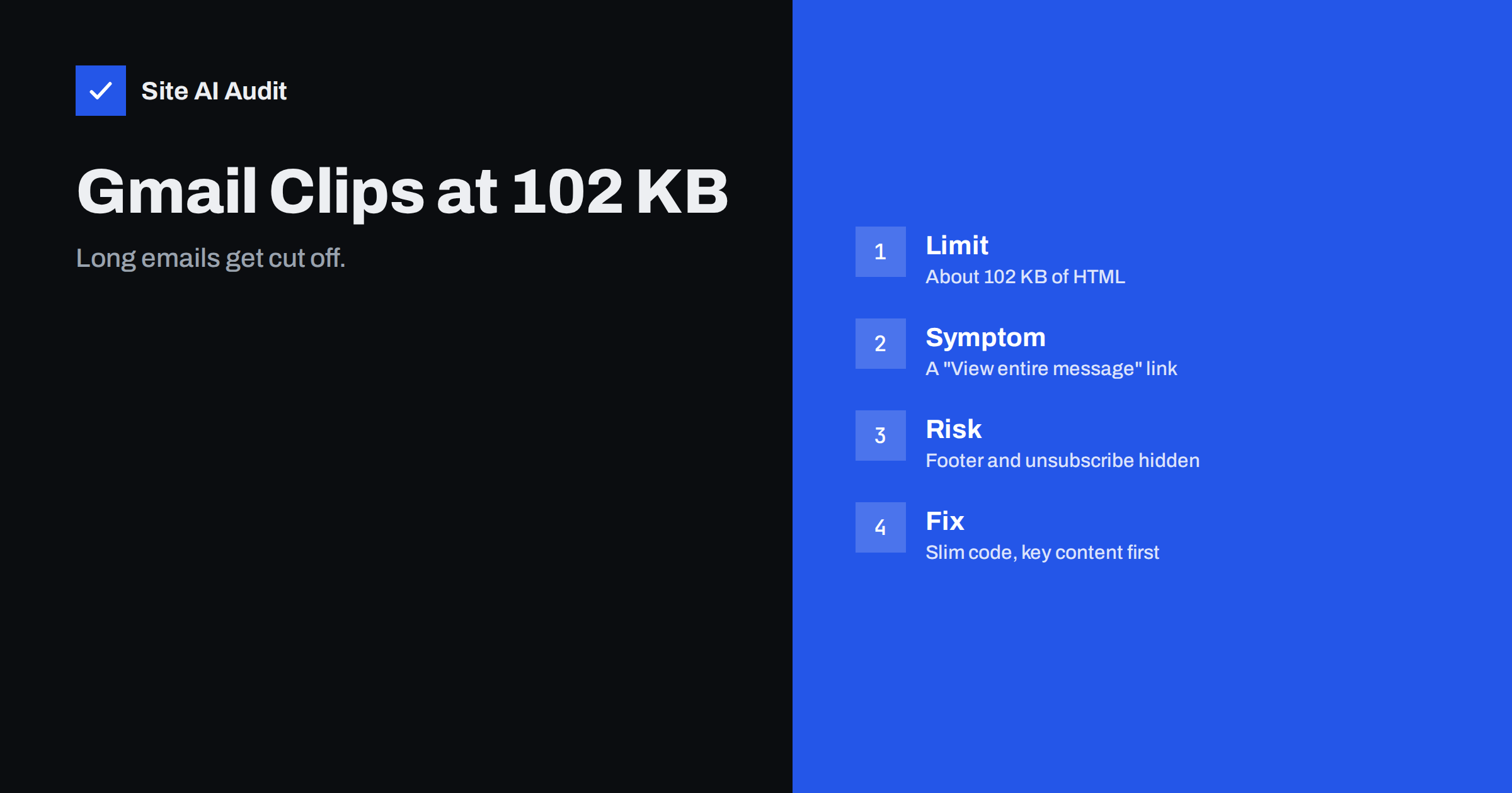 Gmail Clipped Message: The 102 KB Limit and How to Avoid It