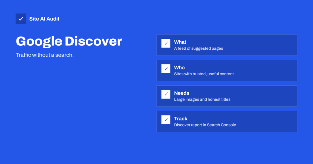 Google Discover: How Small Websites Can Get Traffic