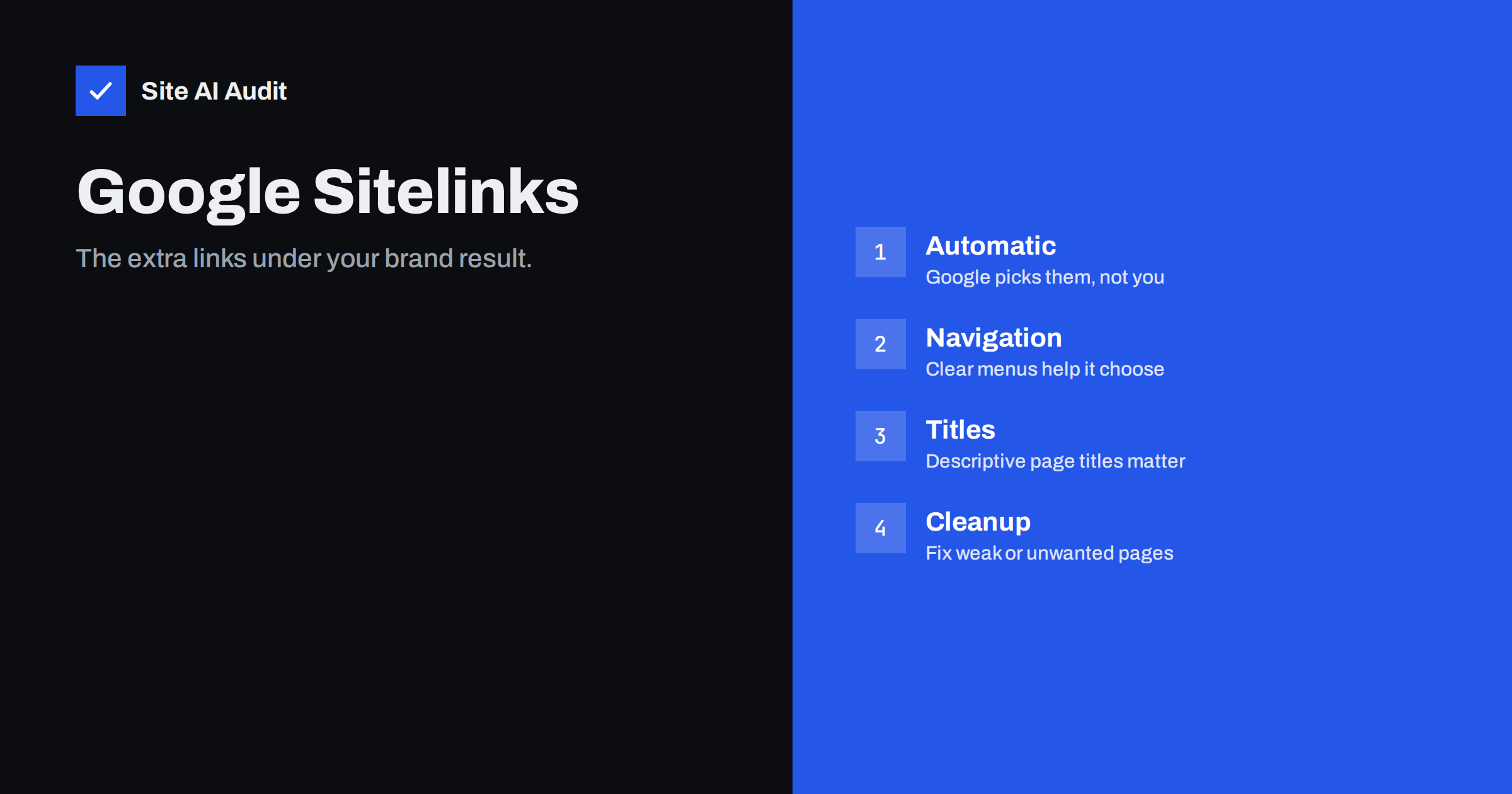 Google Sitelinks: Why They Appear and How to Influence Them