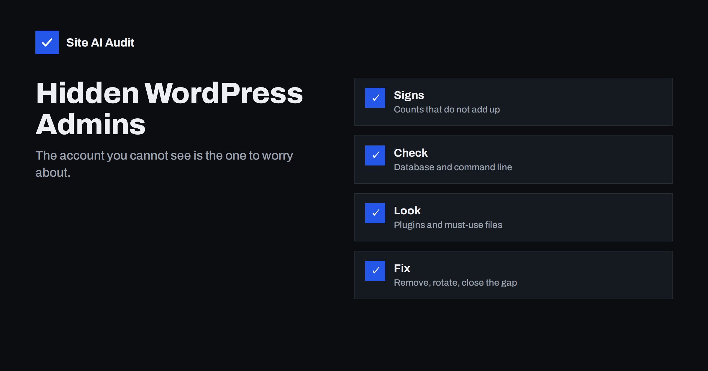 Hidden Admin Users in WordPress: How to Find Them