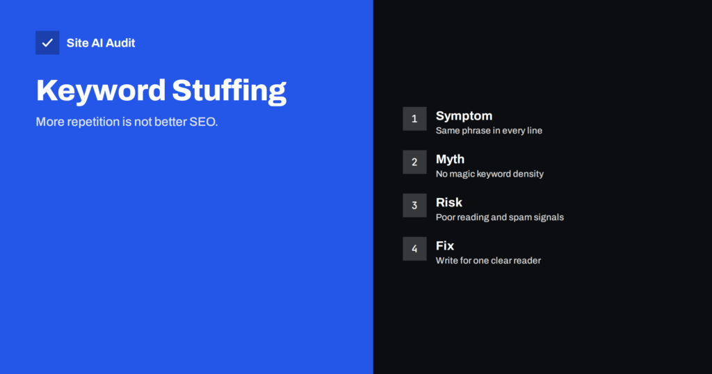 Keyword Stuffing and Over-Optimization: How to Avoid Both