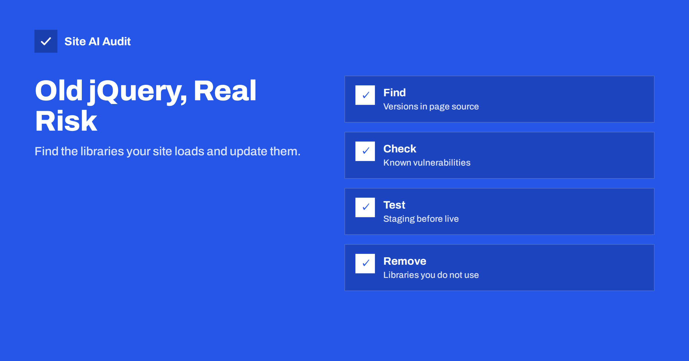 Outdated JavaScript Libraries: Why Old jQuery Is a Risk