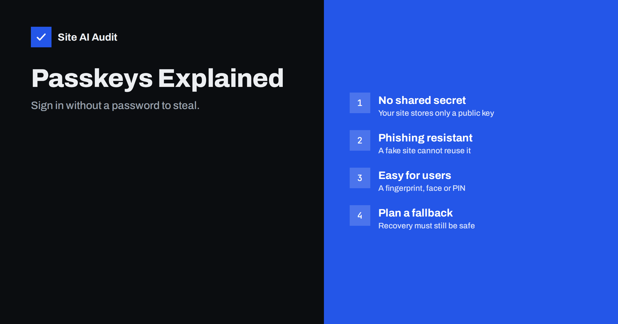 Passkeys for Website Logins: Passwordless Sign-In Explained