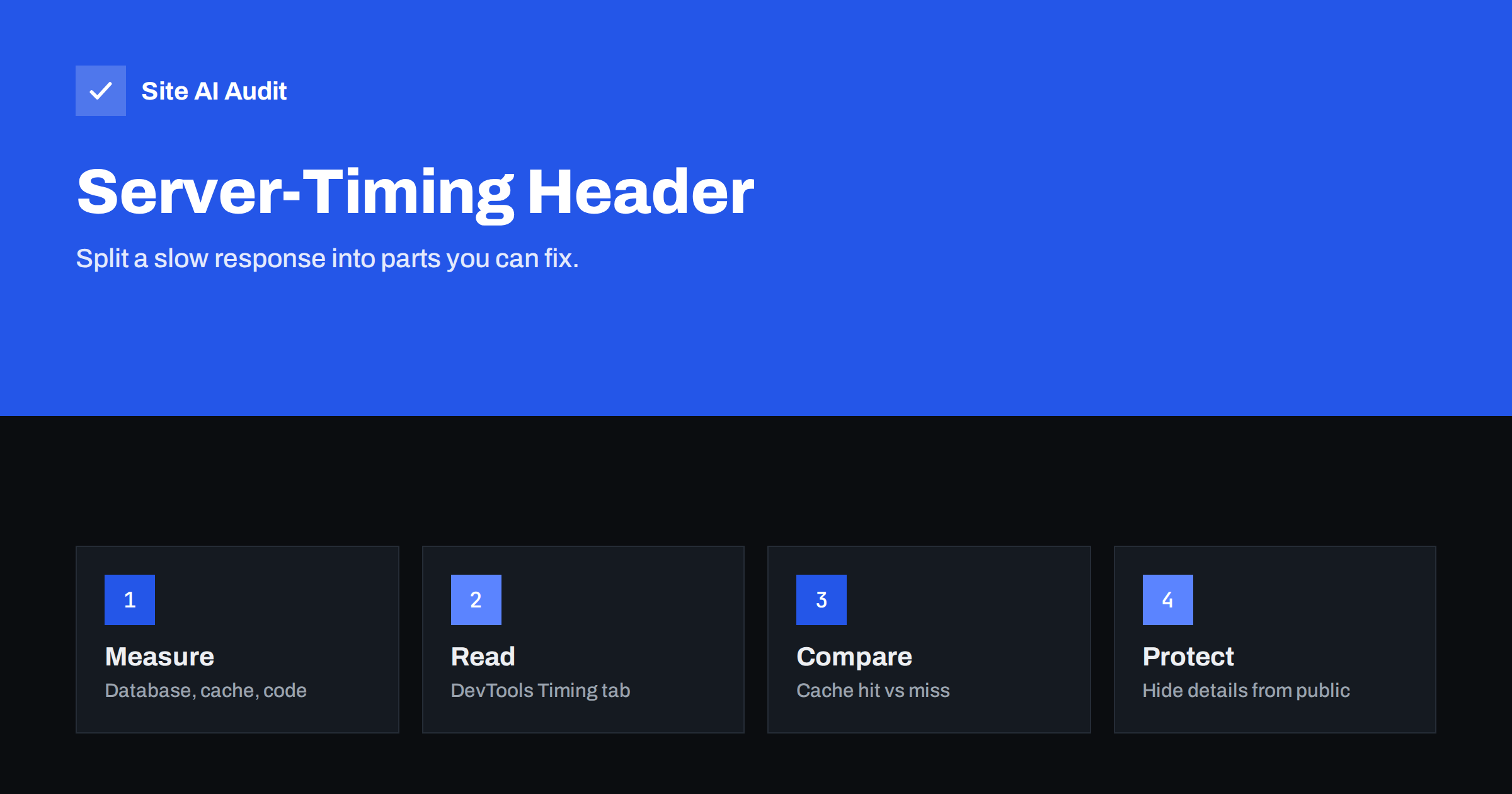 Server-Timing Header: See Where Your Backend Loses Time