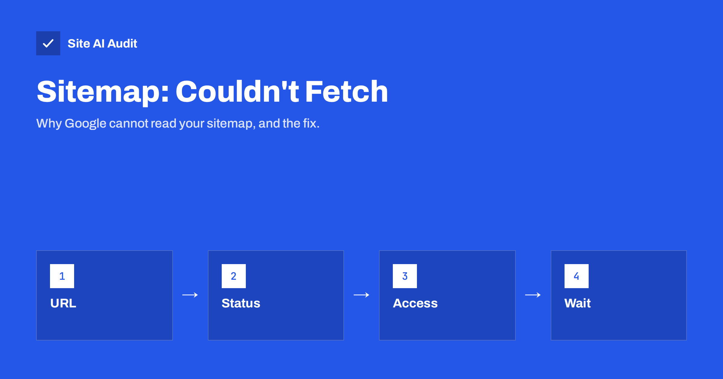 Sitemap Couldn’t Fetch in Search Console: Causes and Fixes