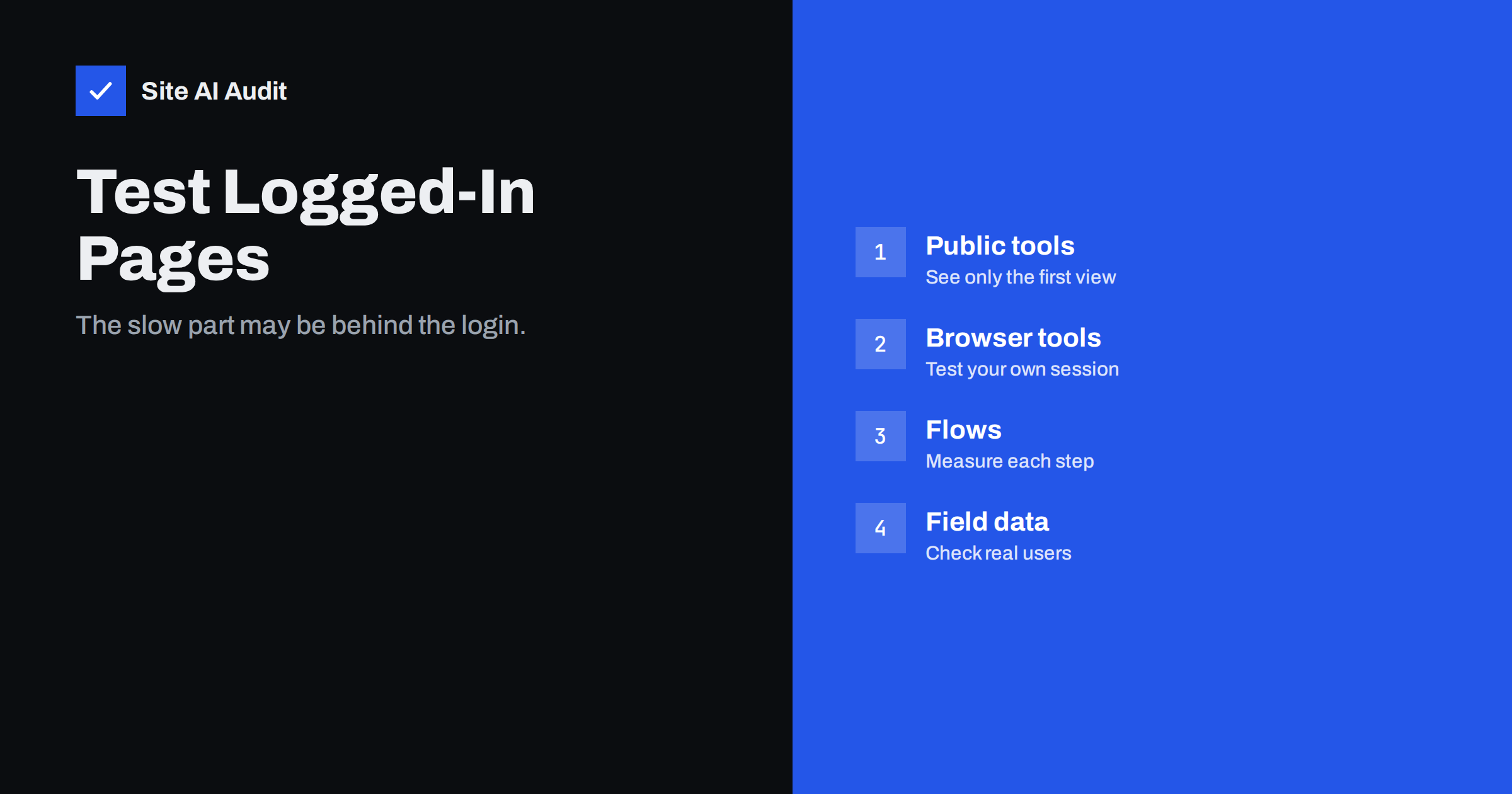 Speed Testing Logged-In and Dynamic Pages Properly