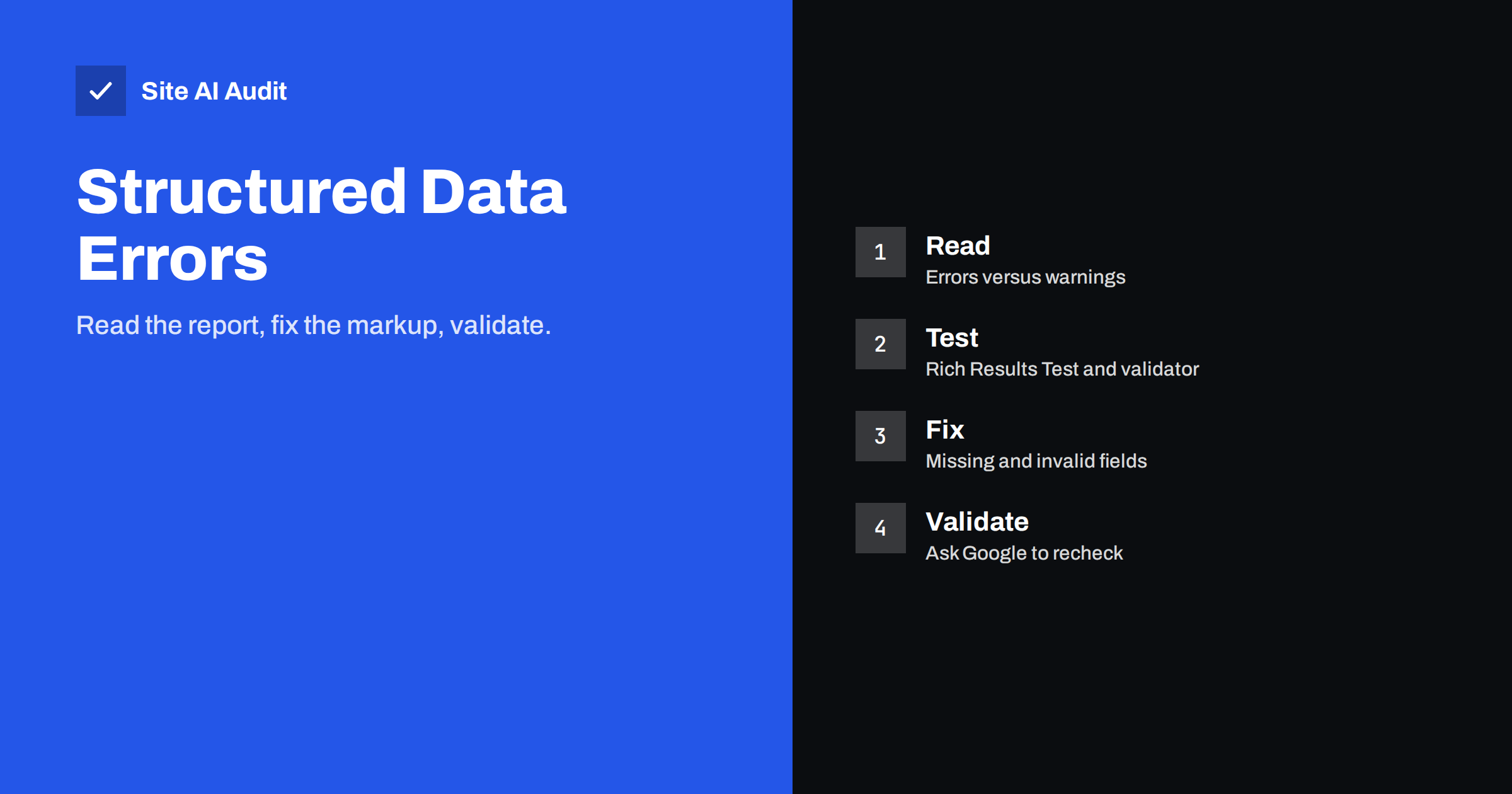 Structured Data Errors in Search Console: How to Fix Them