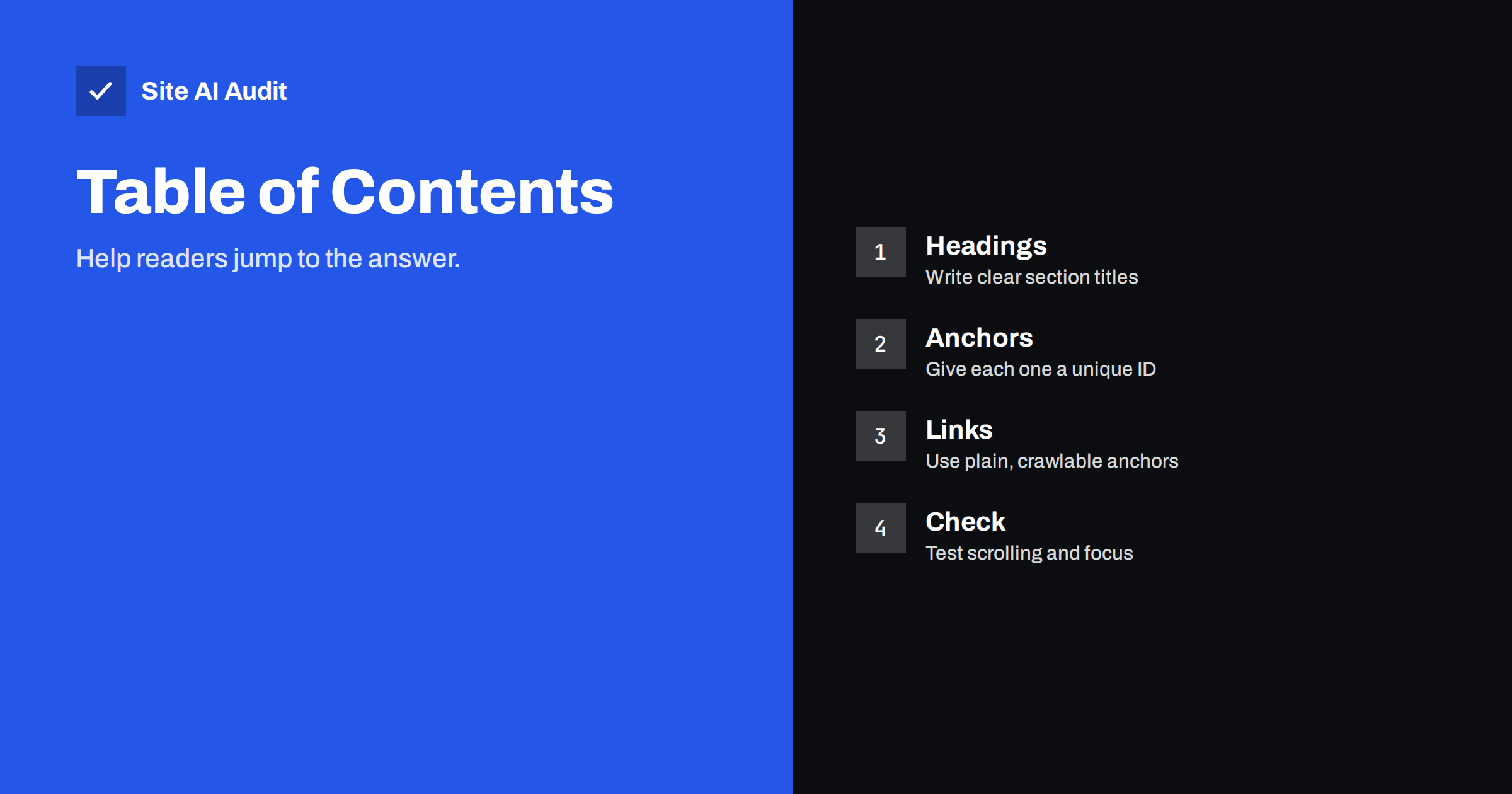 Table of Contents and Jump Links: Do They Help SEO?