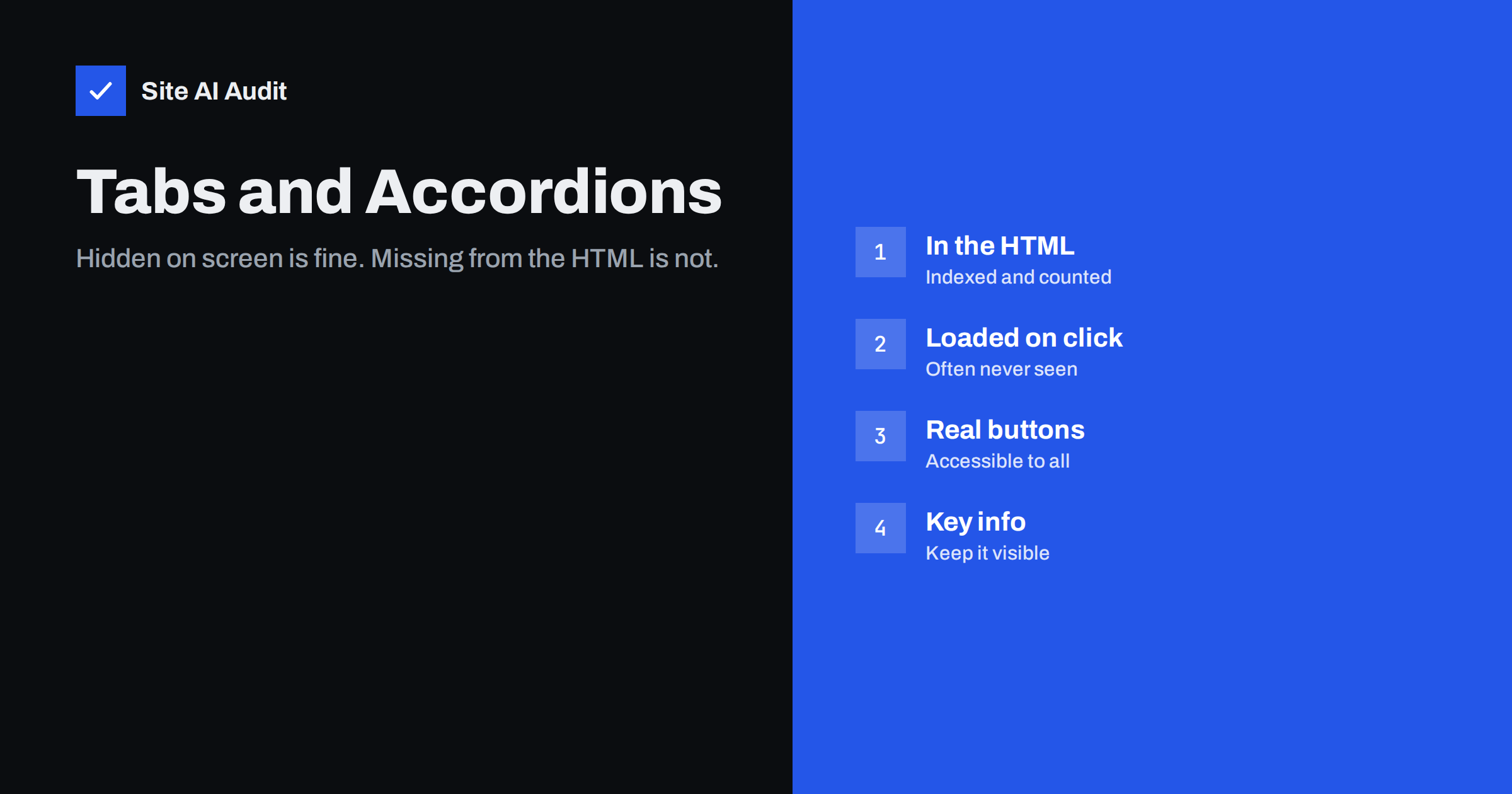 Content in Tabs and Accordions: Does Google Still Index It?