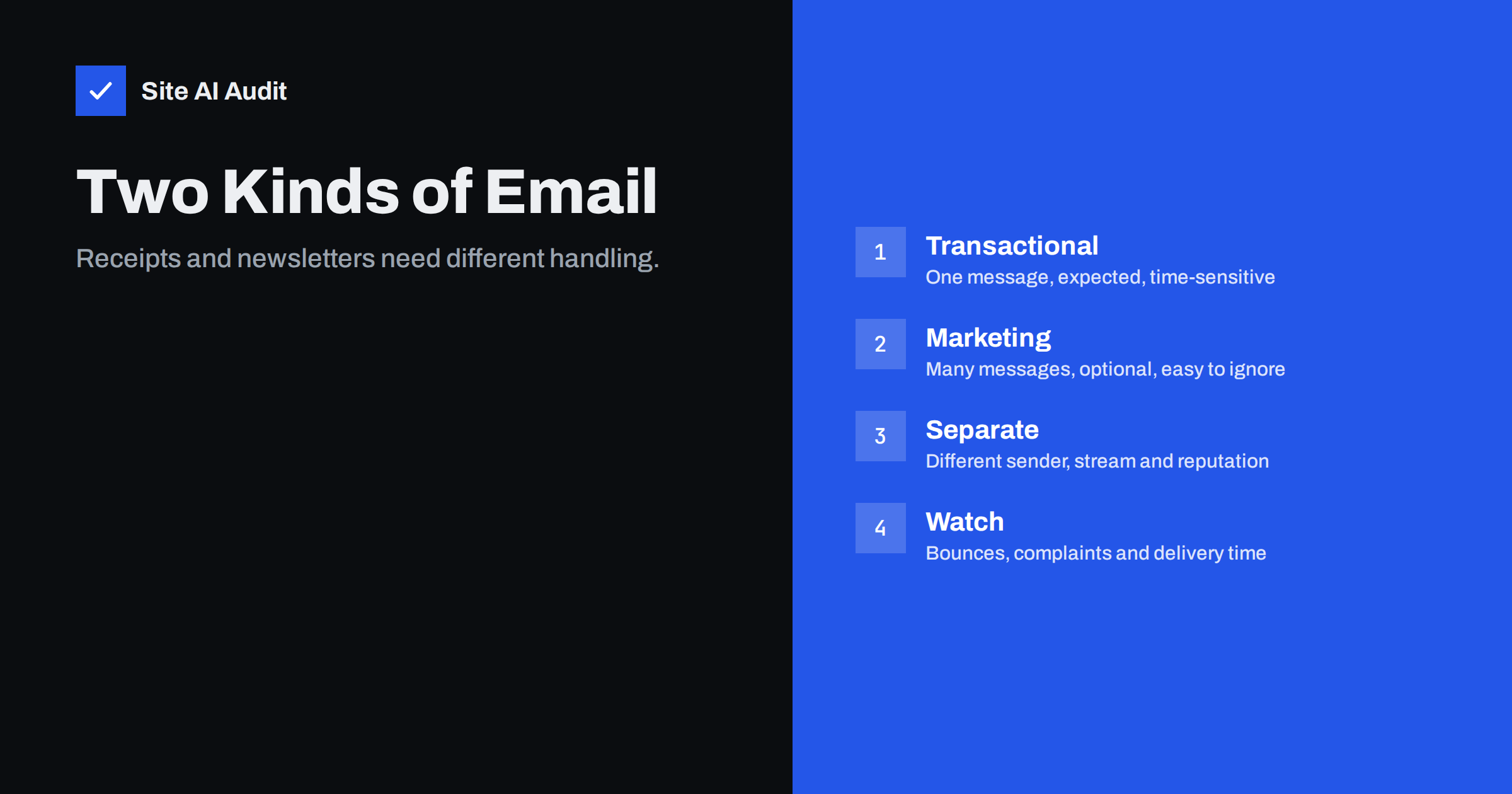 Transactional vs Marketing Email: Why to Keep Them Apart